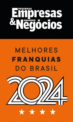 Quatro estrelas no ranking Melhores Franquias do Brasil 2024, da PEGN